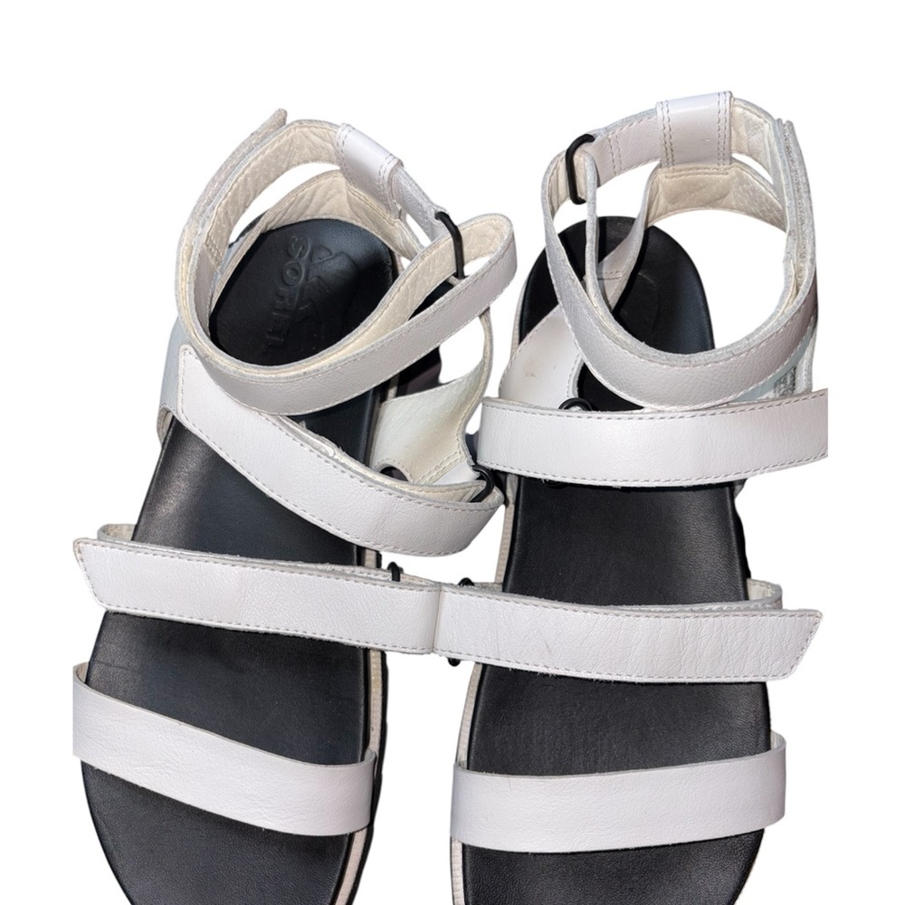 Sorel Roaming Multi Strap Flat Sandals White Gladiator Strappy Women’s Size 8 - Picture 12 of 13